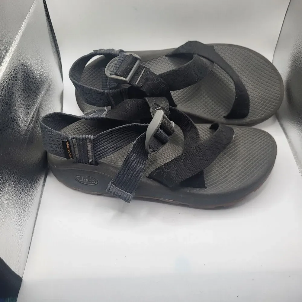 Chaco Z2 Classic Hiking Outdoor Sport Sandals  Black Summer Buckle Men's Size 9